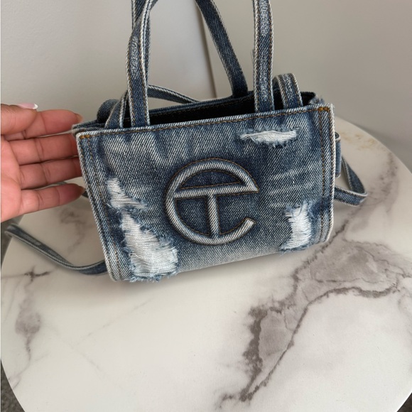 Telfar Denim Blue Bag - Picture 3 of 5
